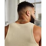 Men's Gym Vest Manufacturer - Custom Logo Muscle Fit Ribbed Fitness Tank Top