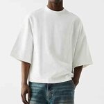 Men's T-Shirt Manufacturer - 100% Cotton Knitted Boxy Streetwear Heavyweight Quick Dry Tee