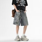 Men's Denim Shorts Manufacturer - Custom American High Street Classic Washed Fashion Jeans Shorts