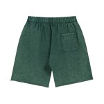 Men's Casual Shorts Manufacturer - OEM Batik Washed Terry 100% Cotton Quick Dry Loose Bermuda Shorts