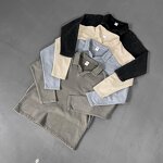 Men's Polo Shirt Manufacturer - 400G Heavyweight Cotton Turn-down Collar Full Sleeve Casual Tee