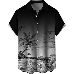 Men's Casual Shirt Manufacturer - Short-Sleeved Anti-Wrinkle Breathable Knitted Beach Travel Lapel Tee