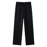 Women's Trousers Manufacturer - Summer New Chic Crease Effect Pants Vintage High Waist Female Casual Pants