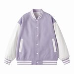 Men's Letterman Jacket Manufacturer - Casual High Quality Polyester Custom Baseball Embroidered OEM Jacket