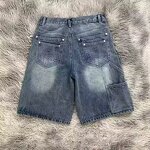 Men's Denim Jeans Manufacturer - Custom Logo Vintage Mid Casual Straight Oversized Baggy Summer Pants