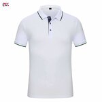 Men's Polo Shirt Manufacturer - Custom Logo Quick Dry Short Sleeve Athletic White Golf Jersey Tee