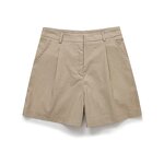 Women's Leisure Shorts Manufacturer - Spring New Fashion Neutral Wind Vintage High Waist Zipper Shorts