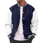 Men's Baseball Jacket Manufacturer - US Size Plus Size Winter Warm Letterman Logo Custom Jacket