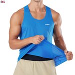Men's Sports Tank Top Manufacturer - Breathable Knitted Fitness High Quality Low Price Workout Vest