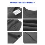 Men's T-Shirt Manufacturer - 250gsm Drop Shoulder Heavyweight Blank Streetwear Boxy Oversized Tee