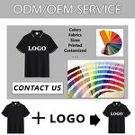 Men's Polo Shirt Manufacturer - Wholesale 100% Cotton Custom Logo Golf Regular Fit 3D Embroidered Tee