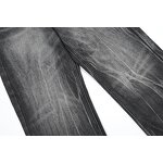 Men's Black Jeans Manufacturer - Custom Washed Distressed Loose Straight Pants Autumn Winter Wholesale