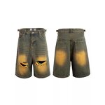 Men's Jeans Shorts Manufacturer - Factory Custom Design 100%cotton High Street Style Low Moq Denim Short