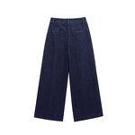 Women's Ankle Jeans Manufacturer - Summer Casual Straight Breathable Washed High Waist Denim Pants