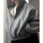 Unisex Hoodie Manufacturer - Custom Double Layer Acid Wash Solid Fleece Baggy Heavyweight Oversized Cropped Top