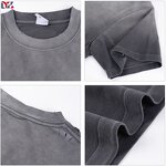 Men's T-Shirt Manufacturer - ODM Custom Logo Washed Vintage Acid Wash Distressed 100% Cotton Tee