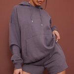 Women's Workout Shorts Manufacturer - OEM Wholesale Custom Logo High Waisted Pocket Sporty Fitness Shorts Set