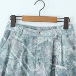 Women's Wide Leg Pants Manufacturer - Spring New Fashion Casual Breathable Ruffles Solid High Waist Pants