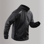Men's Quilted Jacket Manufacturer - Casual Summer Stand Collar Hooded 100% Polyester Zipper Motorcycle Jacket