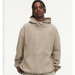 Men's French Terry Hoodie Manufacturer - Best 400 Gsm Custom 100% Cotton Autumn Plain Front Logo Hooded Top