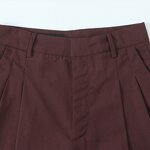 Women's Pleating Pants Manufacturer - Spring New Fashion Vintage High Waist Female Casual Trousers