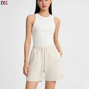 Women's Retro Sports Shorts Manufacturer - OEM High Quality Custom Logo High Street Hip Hop Quarter Shorts