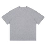 Men's T-Shirt Manufacturer - 320g Heavyweight Basic Blank Oversized Solid Color Cotton Tee