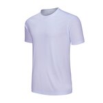 Men's Gym T-Shirt Manufacturer - Custom Logo Spandex Combed Ring-Spun Cotton Performance Sports Tee