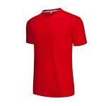 Men's Gym T-Shirt Manufacturer - Custom Logo Spandex Combed Ring-Spun Cotton Performance Sports Tee