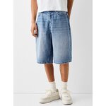 Men's Elastic Denim Shorts Manufacturer - European and American New Elastic Waist Men's Denim Shorts