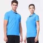 Men's Shirt Manufacturer - Custom Logo 4-Way Stretch Mercerized Cotton Quick Dry Short Sleeve Tee
