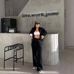 Women's Tracksuits Manufacturer - OEM Factory Custom Heavy Weigh Soft Fabric ZIP Sweatshirt Terry Cargo Jogging Set