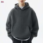Men's Fleece Hoodie Manufacturer - 350G Plain Blank Oversize Winter Pullover