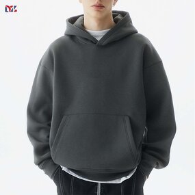 Men's Fleece Hoodie Manufacturer - 350G Plain Blank Oversize Winter Pullover