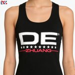 Women's Workout Vest Manufacturer - Summer Sleeveless 100% Cotton O-Neck Cool Dry Breathable Sexy Tank Top