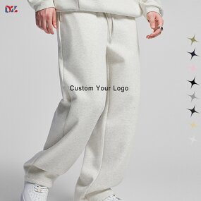 Men's Sweatpants Manufacturer - Straight Leg Blank Heavyweight Acid Washed Vintage French Terry Pants