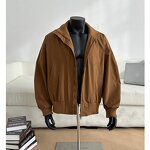 Men's Satin Jacket Manufacturer - Custom Streetwear Blank Polyester Oversized Unisex Zipper Plus Size Coat