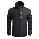 Men's Windbreaker Jacket Manufacturer - Custom Logo Casual Lightweight Sun Protection Ice Silk Hooded Outwear