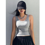 Women's Knitted Tank Top Manufacturer - Custom Soft Tight Sexy Sleeveless Vest for Summer Outfits Top