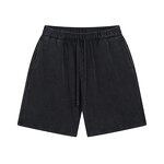 Men's Casual Shorts Manufacturer - Summer 330gsm Waffle Cotton Breathable Elastic Loose Drawstring Shorts