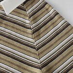 Men's Striped T-Shirt Manufacturer - OEM 280gsm 100% Cotton Classic Stripe Neck Eco-Friendly Breathable Tee