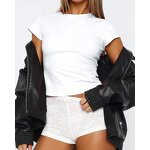 Women's Baby Tee Manufacturer - Custom Graphic Basic Summer Crewneck Short Sleeve Blank Top