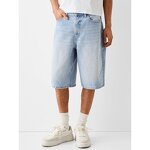 Men's Elastic Denim Shorts Manufacturer - European and American New Elastic Waist Men's Denim Shorts