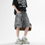 Men's Denim Shorts Manufacturer - Custom American High Street Classic Washed Fashion Jeans Shorts