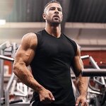 Men's Workout Tank Top Manufacturer - Summer Street Casual Breathable Seamless Plain Knitted Tee