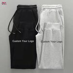 Men's Track Sweatpants Manufacturer - Wholesale Cotton Autumn Thin Straight Ankle Tied Casual Pants