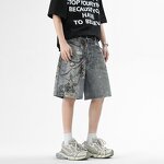 Men's Denim Shorts Manufacturer - Custom American High Street Classic Washed Fashion Jeans Shorts