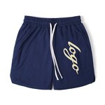 Men's Running Shorts Manufacturer - Custom Wholesale Polyester Silicone Logo Mesh Basketball Gym Shorts