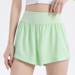 Women's Biker Shorts Manufacturer - OEM Spandex 2 in 1 Gym Yoga Casual Workout Flowy Athletic Shorts