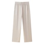 Women's Trousers Manufacturer - Summer New Chic Crease Effect Pants Vintage High Waist Female Casual Pants